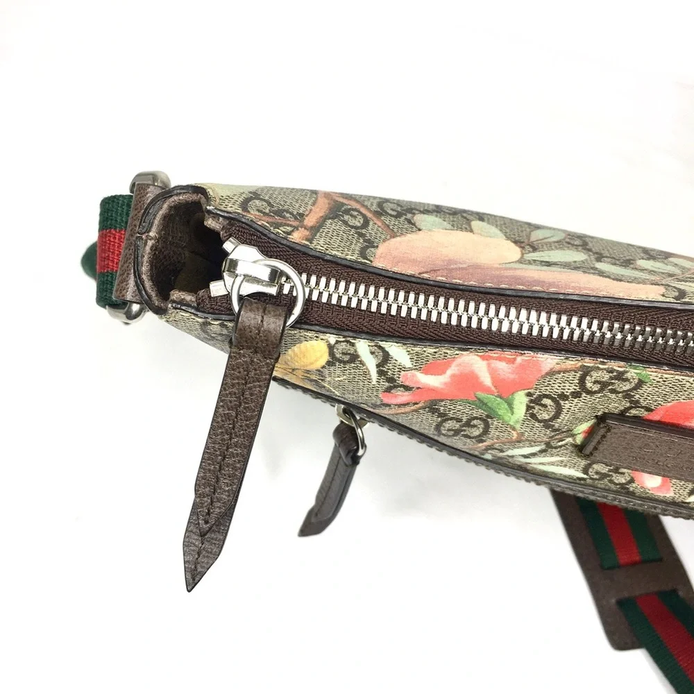 Authentic Gucci Tian crossbody unisex bag brown monogram coated bengal canvas - Picture 16 of 16